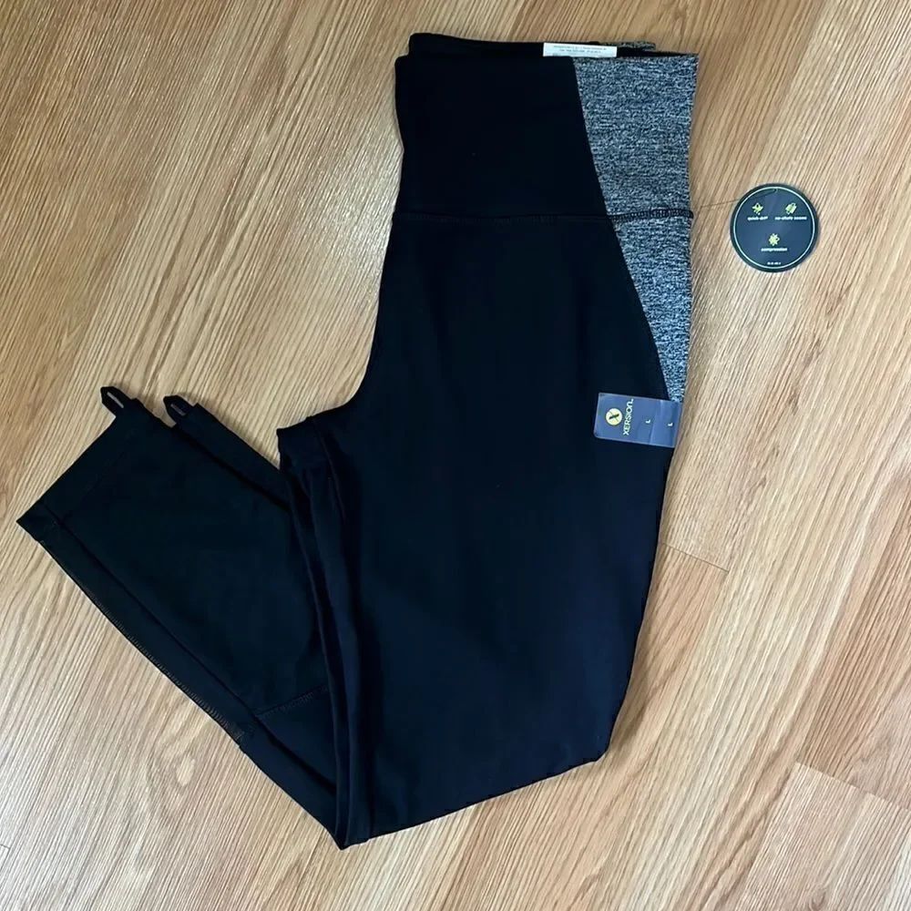 XERSION NWT SIZE LARGE HIGH RISE 7/8 FITTED LEGGINGS